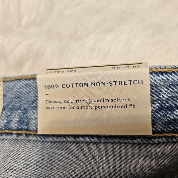 Universal Thread Goods Women's Blue Relaxed Hip and Tight Baggy Jeans Size: 00 - Picture 11 of 14